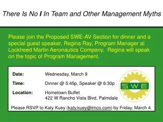 Please RSVP to Katy Kuey ( katy.kuey@lmco ) by Friday, March 4.