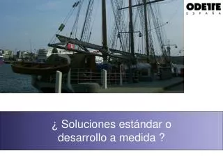 soluciones est ndar o desarrollo a medida