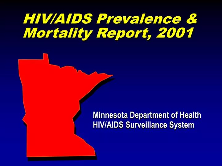 hiv aids prevalence mortality report 2001