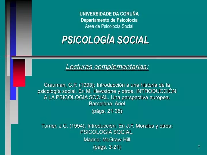 psicolog a social