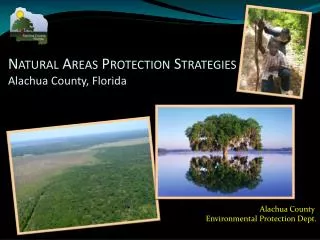 Natural Areas Protection Strategies Alachua County, Florida