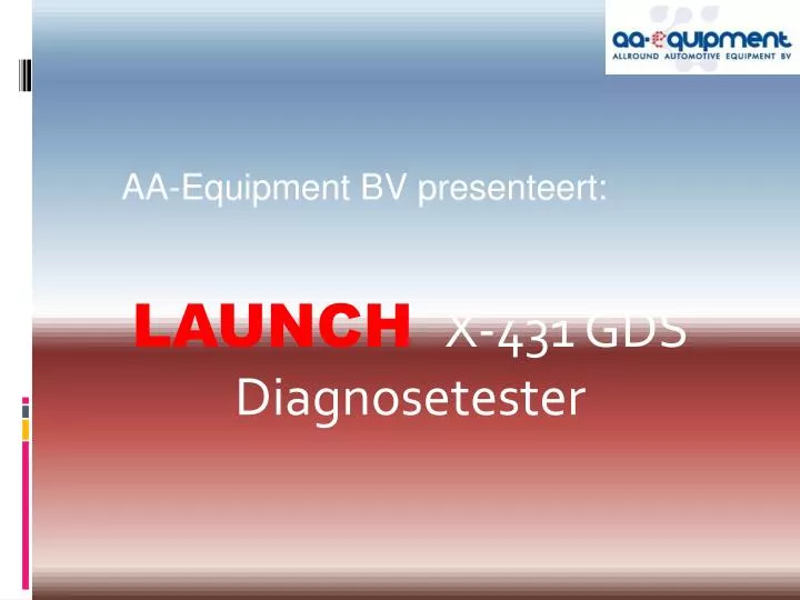 launch x 431 gds diagnosetester