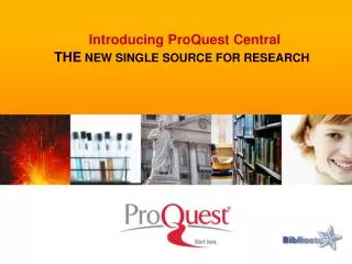 THE NEW SINGLE SOURCE FOR RESEARCH