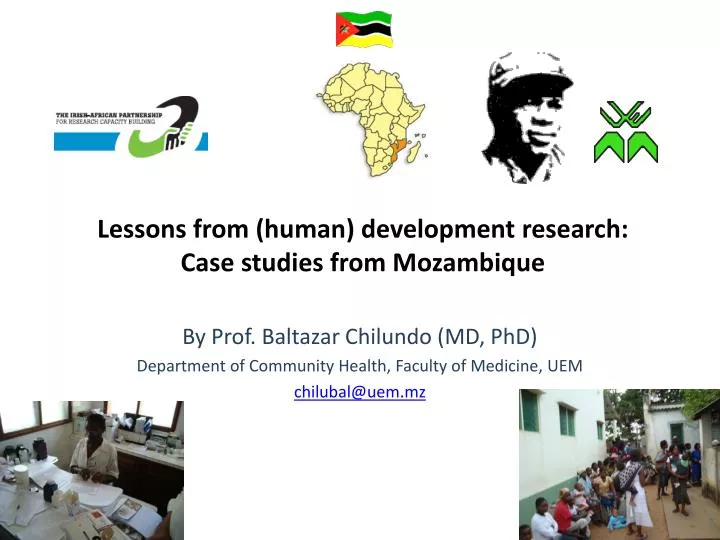 lessons from human development research case studies from mozambique