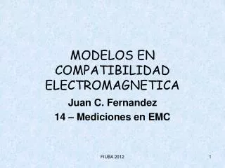 modelos en compatibilidad electromagnetica