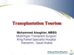 Transplantation Tourism - slide 1