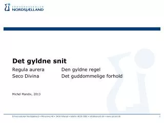 det gyldne snit