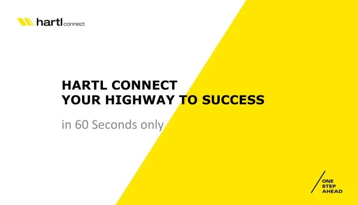 hartl connect your highway to success