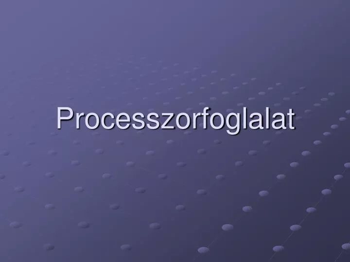 processzorfoglalat