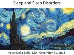 Sleep and Sleep Disorders - slide 1