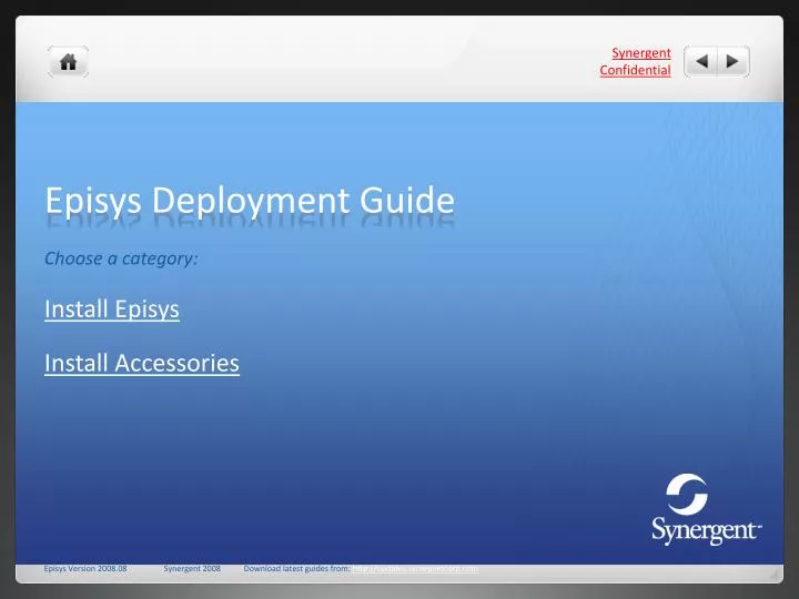 episys deployment guide
