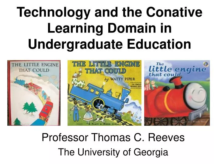 technology and the conative learning domain in undergraduate education