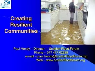 Creating Resilient Communities