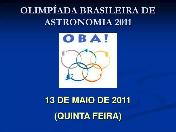 olimp ada brasileira de astronomia 2011