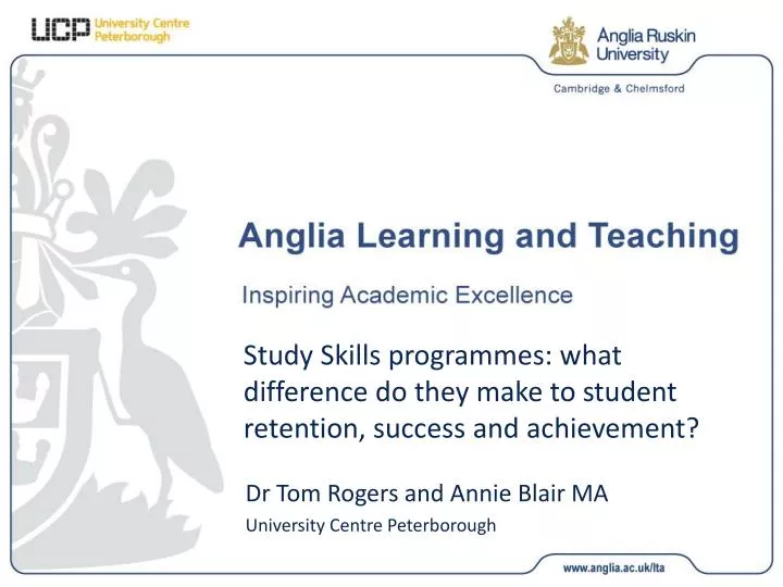 study skills programmes what difference do they make to student retention success and achievement