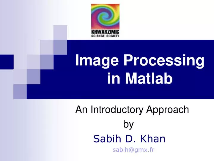 image processing in matlab