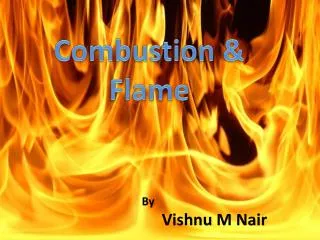Combustion &amp; Flame