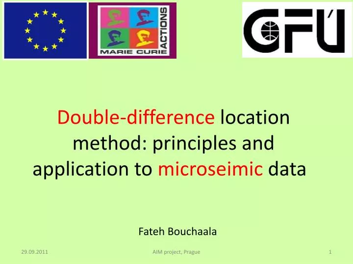 double difference location method principles and application to microseimic data