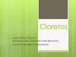 cloretos
