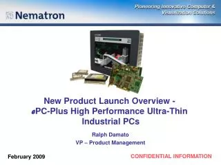 New Product Launch Overview - e PC-Plus High Performance Ultra-Thin Industrial PCs