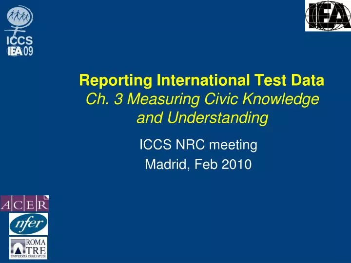 reporting international test data ch 3 measuring civic knowledge and understanding