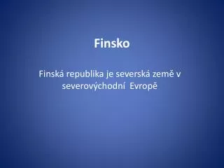 finsko