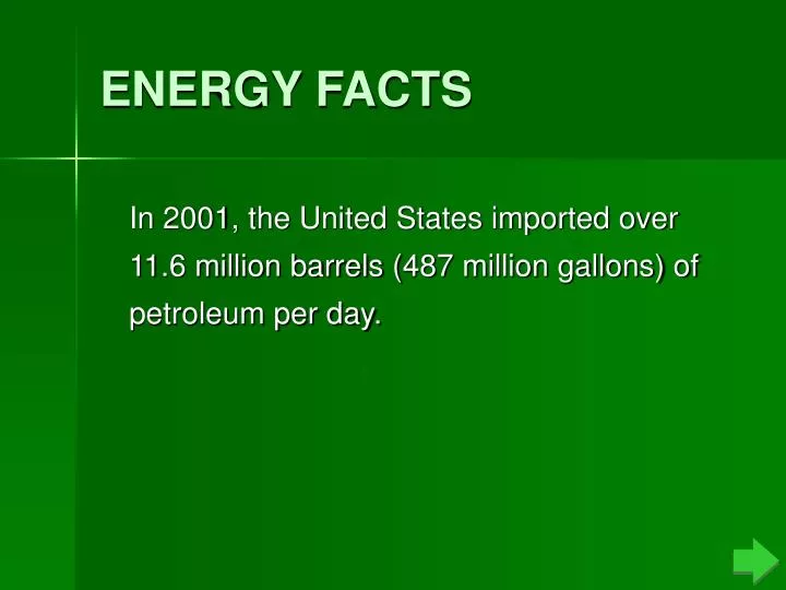 energy facts