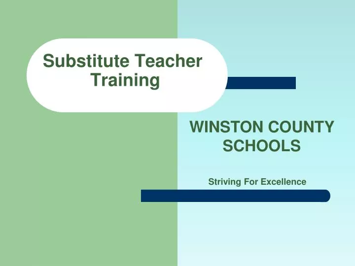 substitute teacher training