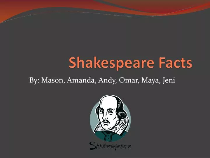 shakespeare facts