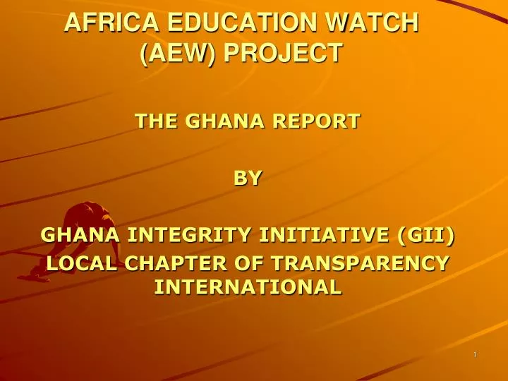africa education watch aew project