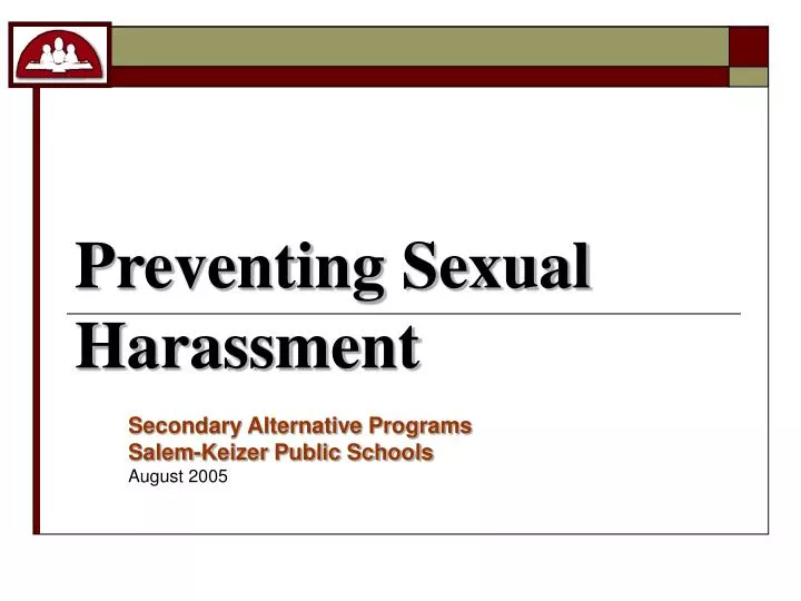 preventing sexual harassment