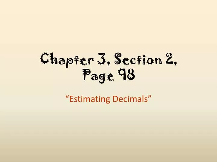 chapter 3 section 2 page 98