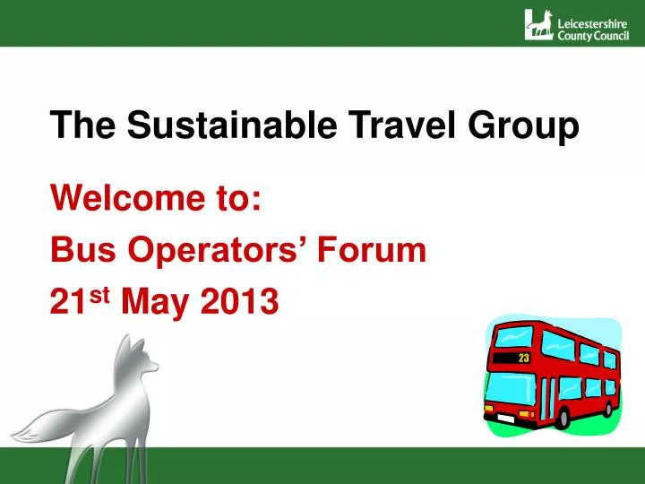 the sustainable travel group