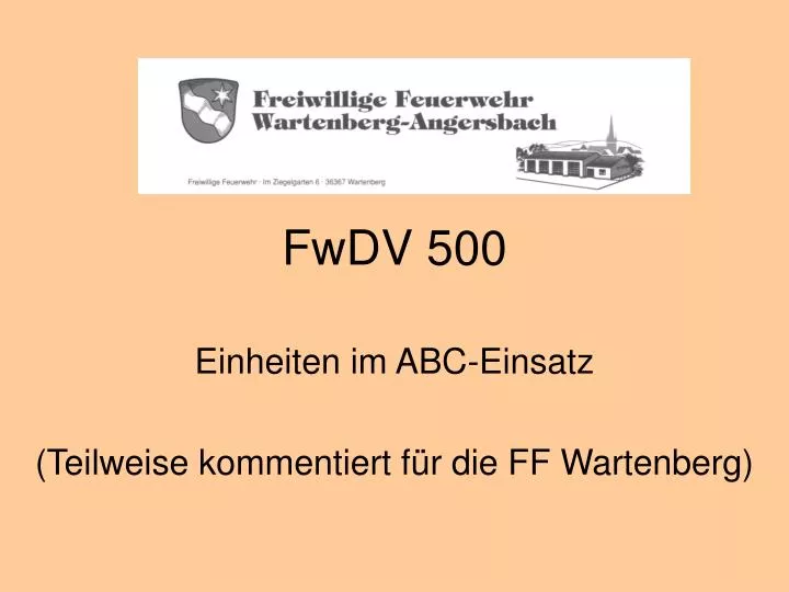 fwdv 500