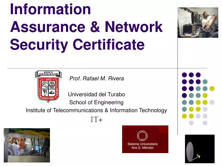 information assurance network security certificate