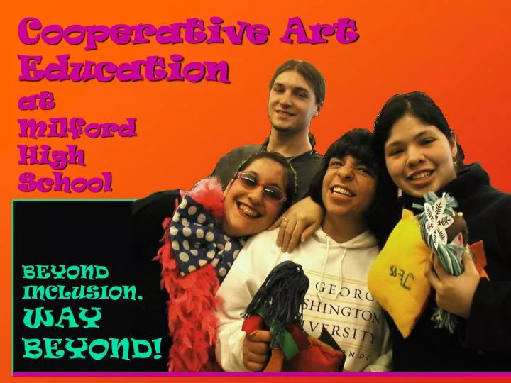 cooperative art education at milford high school
