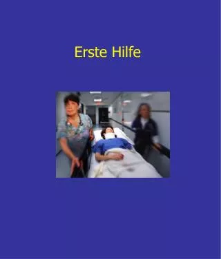 erste hilfe