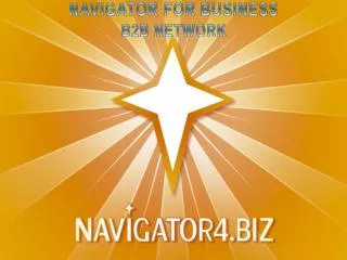 Navigator for business b2b Network