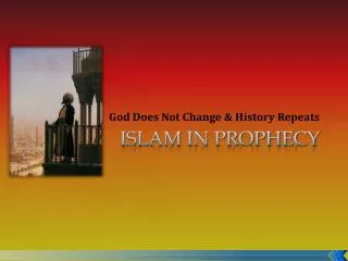 Islam in Prophecy