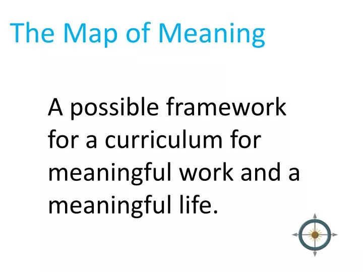 the map of meaning