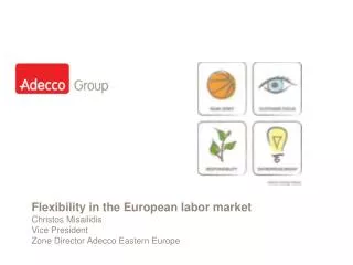 Flexibility in the European labor market Christos Misailidis Vice President