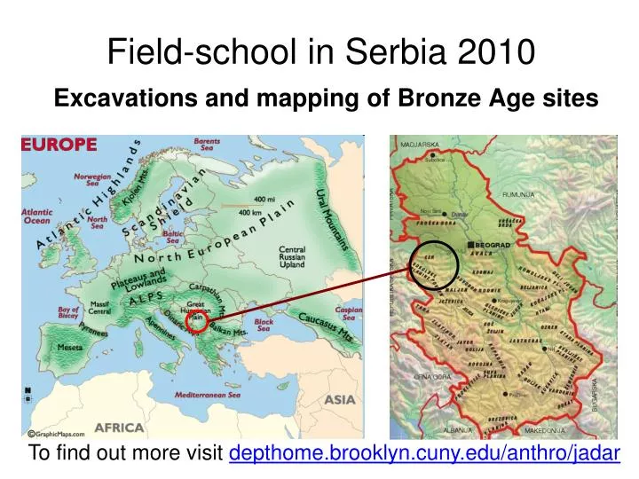 field school in serbia 2010 excavations and mapping of bronze age sites
