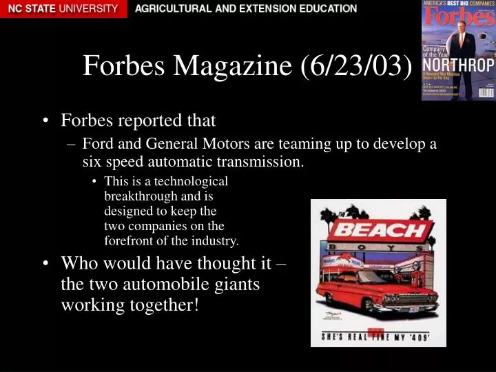 forbes magazine 6 23 03