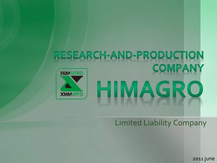 research and production company himagro