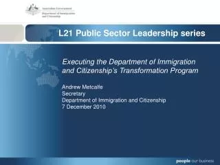 L21 Public Sector Leadership series