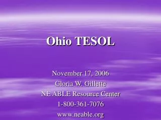 Ohio TESOL