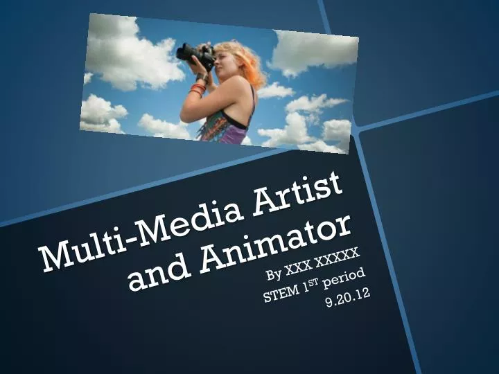 multi media artist and animator