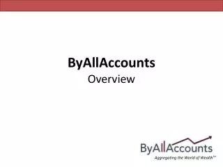 ByAllAccounts Overview
