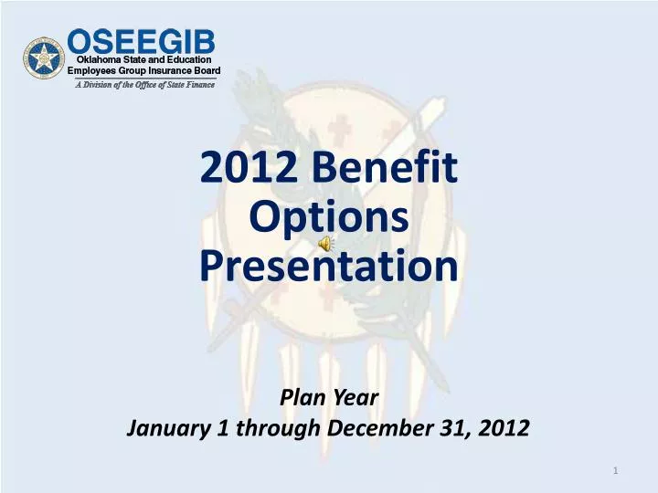 2012 benefit options presentation