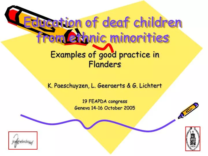 education of deaf children from ethnic minorities
